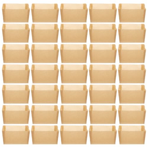 DECORNIJIA Papier Sulfurisé pour Moules à Pain en Pulpe de Bois 50 Pièces, Antiadhésif et Jetable, Résistant à Haute Température pour Cuisson Facile et Nettoyage Rapide