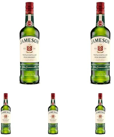 JAMESON Original Whisky Irlandais - 40%, 70cl (Lot de 5)
