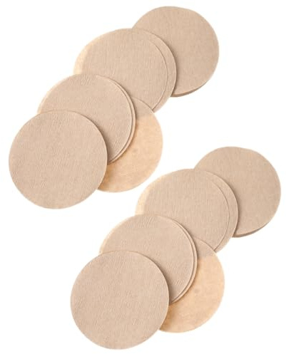 Veemoon Papel de Filtro de Café Desechable 56 Mm Color Natural 100 Unidades Filtro de Papel para Cafetera de Émbolo Vietnamita y Goteo Suministros para Preparar Café Espresso