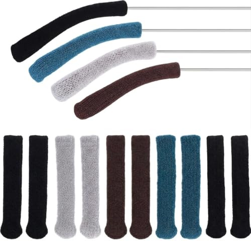 10pcs Glasses Ear Cushions Soft Cotton Eyeglass Grips Behind Ears Anti Slip | Glasses Arm Covers Pain Relief Breathable Silicone Glasses Arm Grips Retainers for Sunglasses Reading Glasses