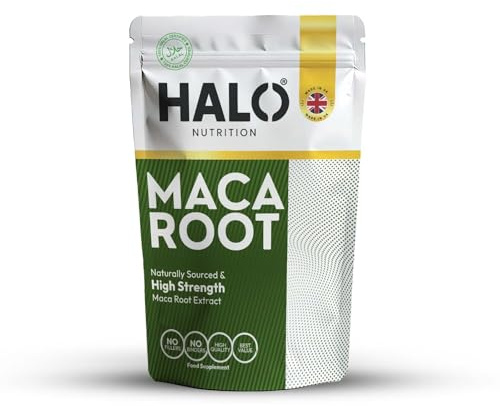 Maca Root 120 Capsules 15000mg with Black Pepper Extract - High Strength Maca Root Supplement for Energy, Stamina, Focus & Vitality, Vegan, Non GMO, UK Made