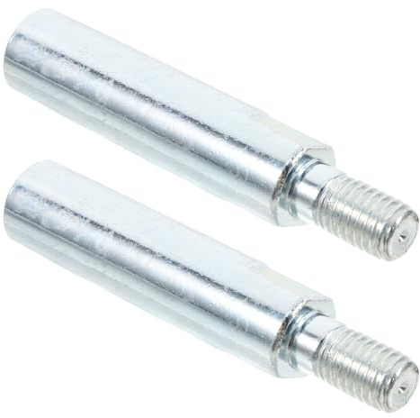 Uonlytech 2pcs M10 Threaded Angle Grinder Extension Rod for Polisher and Grinder, Steel Construction Easy Use and Enhanced Flexibility, for DIY Projects and Grinding Tasks