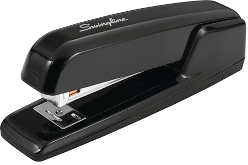 Swingline Stapler, 747 Iconic Desk Stapler, Antimicrobial, 25 Sheet Paper Capacity, Heavy Duty Stapler for Office Desktop or Home Office Supplies, Black (74741)