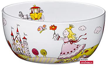 WMF Prinzessin Anneli Kindergeschirr Kinder-Müslischale 13,8 cm, Porzellan, spülmaschinengeeignet, farb- und lebensmittelecht