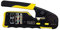 Klein Tools Pass-Thru Modular Wire Crimper, All-in-One Tool Cuts, Strips, Crimps, Fast and Reliable VDV226-110, Yellow/Black, Pack of 1