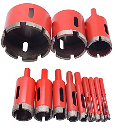 SYHML-SHOP 1PC 6-95mm Diamond Coated Hole Saw Cutter Drill Bits Marble Opener Diamond Core Bit Hole Saw Drill Bit For Tiles Marble Glass Granite (Hole Diameter : 80mm)