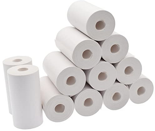 Thermal Paper 57mm x 30 mm for Mobile Printer PAPERANG Portable Pocket Cash Register POS Receipt Paper Tickets Index Box Roll Pack of 12