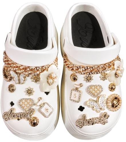 TYXHXTF 20 PCS Accesorios para Zapatos, Diamantes Cristal, Moda Decoración del Zapato, Diy Diamantes Hebillas Decorativas