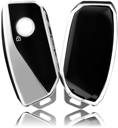 OFFCURVE Etui a Cle Voiture Coque Clé, Étui à Clés Couvre Clef Cache Clef Apte à BMW X7 X1 IX M5 I7 M Sport 7 Series 735Li 740