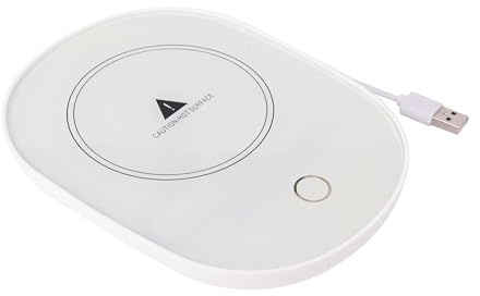 InGenious USB Cup Warmer Weight Activated Ceramic Hot Plate Keeps Drinks Warm