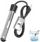 Fgbetcv Portable Water Heater, Immersion Heater, 2500W, Black, Stainless Steel,Easy-to-Use, Submersible Water Heater for Hot Tub Heater