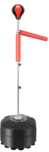 Punchingball, Ständer 120-163cm höhenverstellbar, Standboxsack Boxbirne Freistehender Boxstand Für Kickboxen Muay Thai Standboxtrainer Und Heim-Fitnessstudio