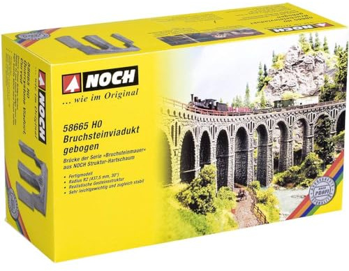 NOCH 58665 H0 Stenviadukt 1 spår Universell