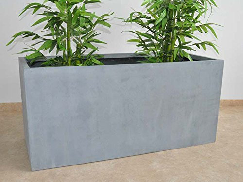 Elegant Einrichten Pflanztrog als Raumteiler 150x62x70cm Grau