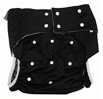 Stoffwindel für Erwachsene, Herren, Inkontinenzversorgung, schützende Unterwäsche, Tasche mit doppelter Öffnung, verstellbare Größe, waschbar und wiederverwendbar, auslaufsicher, von LukLoy