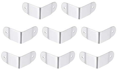 Metal Box Kantenschutz Box aus Holz Edge Guard Protector 34,5 x 34,5 x 18 mm, 8 Stück