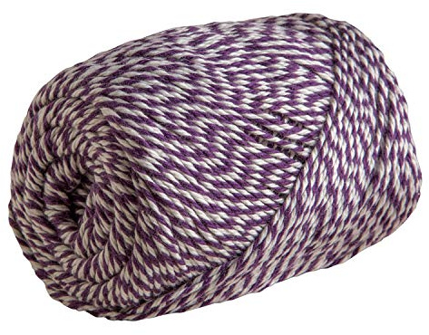 Knit Picks Dishie Purple Worsted Weight 100% Cotton Yarn for Crocheting | 100g of twist colored yarn in Mulberry color for dishcloths, machine washable.