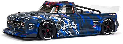 ARRMA 1/7 INTROCTION 6S BLX V2 All-Road RC LKW RTR (Sender und Empfänger enthalten, Batterien und Ladegerät erforderlich), Blau, ARA7615V2T1