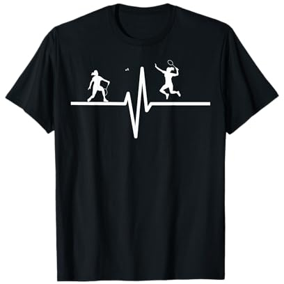 Hobby Federball Badminton spielen Sport Design Badminton T-Shirt
