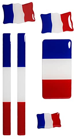 BIKE-label 3D Auto Aufkleber Frankreich Flaggen Sticker Motorrad X300671VA