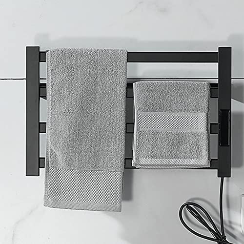 VVLXRIC Scalda Salviette Elettrico, Intelligente con Timer Porta Asciugamani Elettrico, Scalda Bagno con Timer,470x300mm