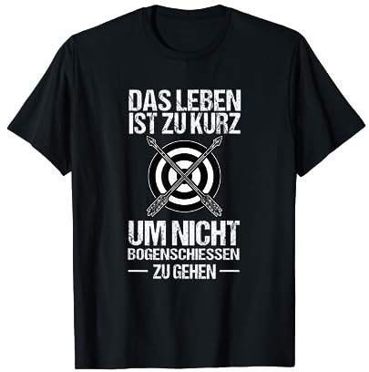 Pfeil & Bogen Zielscheibe Bogensport Bogenschiessen Männer T-Shirt