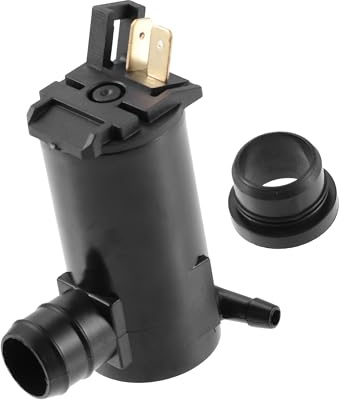 A ABSOPRO Car Windshield Washer Pump 89001132 Plastic Metal Rubber Black