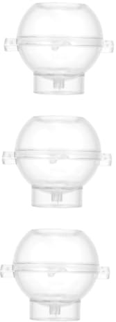 STOBOK 3piezas Molde De Vela Esférico De Plástico Para Diy Molde De Aromaterapia Para Fabricación De Velas y Jabón