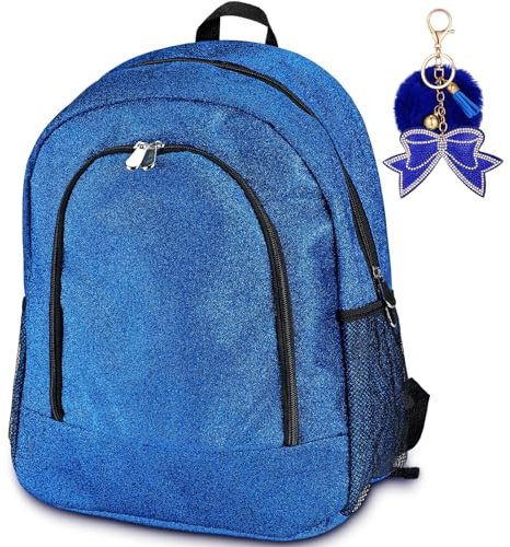 Noveread Cheer Rucksack mit Cheer-Schleife, Schlüsselanhänger, Cheerleader-Rucksack, Cheerleader-Geschenk, Cheerleader-Geschenk für Sport