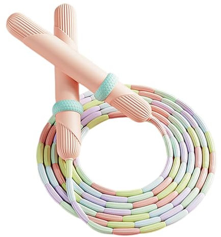 Arroopu Springseile für Übungen – Workout-Springseil mit Perlen, tragbares Speed-Springseil, Fitness-Springseil für Kinder, Erwachsene, und Mädchen