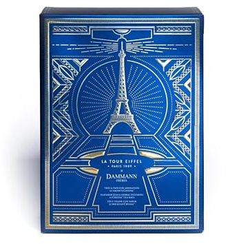 Dammann Frères - Coffret Tour Eiffel - 20 Sachets Cristal Assortis de Thé