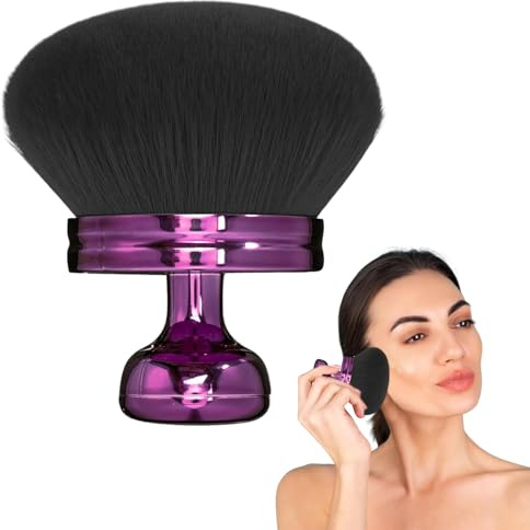 Selbstbräuner Pinsel, Extra Lila Puderpinsel Groß, Tragbarer Tanning Body Brush Für Körper Und Gesicht, Ovale Körperpinsel Zum Auftragen Von Lotion Foundation Sonnenschutz