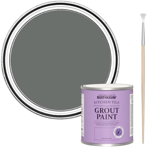Rust-Oleum Stain-Resistant Kitchen Tile Grout Paint - Ouseburn 250ml