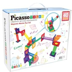 CEFA Picasso Tiles Circuito DE CANICAS MAGNETICO 40 Piezas