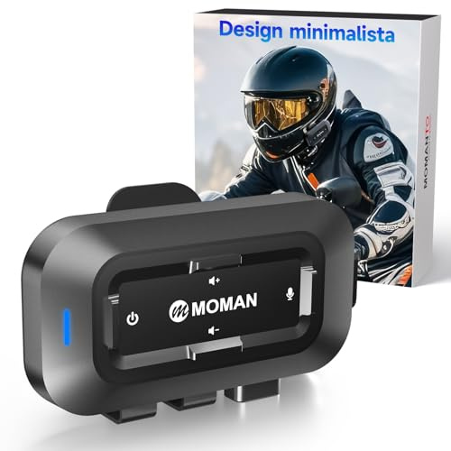 Moman RS-C Motorcycle Helmet Headset Noise Cancellation for Solo Rider