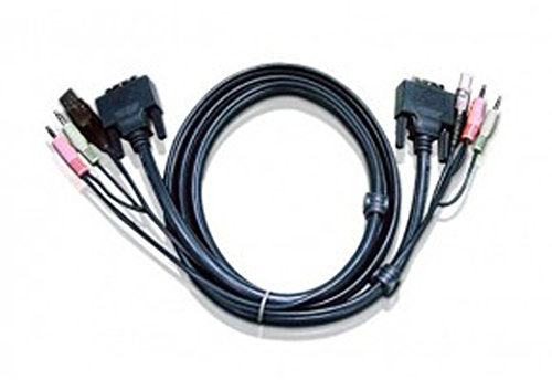 Aten 2l-7d03ud cavo kvm DVI/Dual Link USB/Audio – 3 m