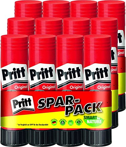 Klebestift Pritt 22g, 3 x 4er Sparpack, insgesamt 12 St.