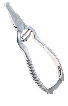 Krallenzange Pfotenzange für Hunde & Katzen, wie andere Kleintiere, 14 cm aus rostfreiem Edelstahl,mit einem Sicherheitsbügel, geriffelter Griff