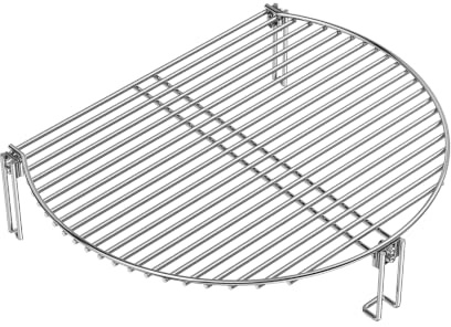 onlyfire Grille de cuisson extensible en acier inoxydable pour barbecue au charbon de bois comme Weber, Char-Broil et les barbecues en céramique comme les grands œufs verts, Kamado Joe Classic, Pit