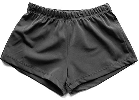 NEW DANCE Boy's Basic Gymnastics Shorts Dance Shorts for Ballet Practice Athletic(Black,XLC)