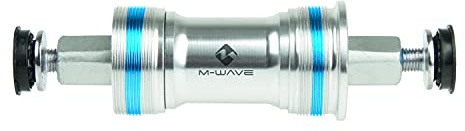 M-Wave 359450 pédalier Unisexe, Argenté, 107.5/20.5 mm