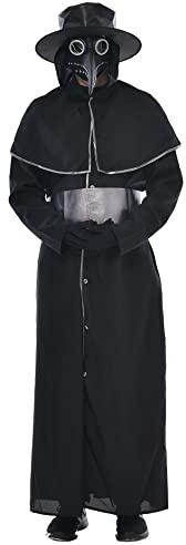 EraSpooky Herren Pest Arzt Robe Kostüm Halloween Outfit