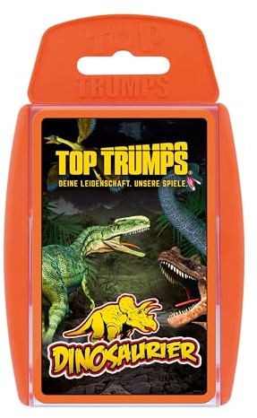 Top Trumps Dinosaurier Kartenspiel für Kinder - Klassisches Lernkartenspiel für Fans von Dinosaurier - 2+ Spieler ab 6+ Jahre - Deutsch