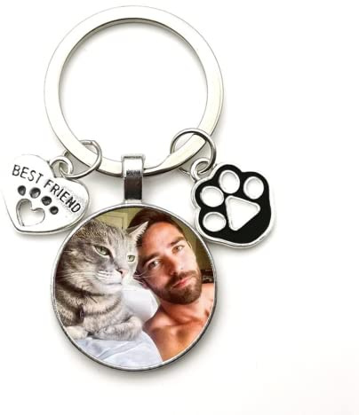 Porte Clé Photo Personnalisé,Porte Clef Photo Personnalisable,Porte-clés Personnalisé,Porte Clé Chat,Porte Clef Personnalisable,Porte Clef Personnalisé Photo