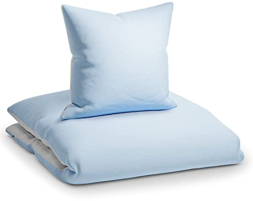 sleepwise Bettwäsche 140x200 Sommer Bettwäsche 2tlg- ÖKO-TEX, Traumhaft Weich, Atmungsaktiv, Bügelfrei & Knitterfrei - Bettbezug Set aus gebürsteter Mikrofaser mit 65x65cm Kissenbezug