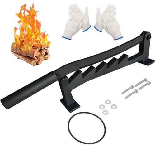 Holzspalter Manuell, Wandhalterung Manueller Holzspalter, 60cm/23.6 Zoll Tragbarer Brennholzspalter, Manuelles Spaltwerkzeug, Outdoor Camping Anzündholz Spalten Werkzeug