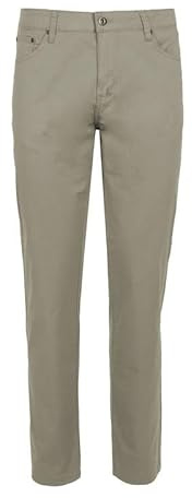 Wampum - Jeans 5 poches Regular Fit en coton pour homme (MOD. 11704), Boue, 48