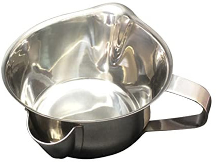 Cabilock Colador Inoxidable Para Cocina 16 Cm Separador Aceite Fácil Filtrar Versátil