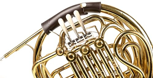 Artone French Horn Guard, Double Horn Cover, Vegan Leather, Brown, Hand Guard
