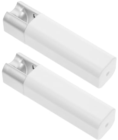 Anneome Tiradores para Cordón De Persiana 2 Piezas 55g Color Blanco Plateado Plástico Resistente Tirador De Cortina Ciega para Hogar Uso Persianas y Estores